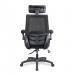 Nautilus Designs Resolute High Back 24 Hour Mesh Task Operator Office Chair With Folding Arms and Optional Headrest Black - BCM/L1305/BK 40711NA