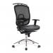 Nautilus Designs Freedom High Back Mesh Executive Office Chair With Coat Hanger and Height Adjustable Arms Black - DPA80HBSYACH 40732NA