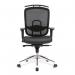 Nautilus Designs Freedom High Back Mesh Executive Office Chair With Coat Hanger and Height Adjustable Arms Black - DPA80HBSYACH 40732NA