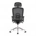 Nautilus Designs Liberty High Back Mesh Executive Office Chair With Adjustable Headrest and Height Adjustable Arms Black - DPA80HBSYAHR 40739NA