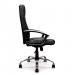 Nautilus Designs Westminster High Back Leather Faced Executive Office Chair With Integral Headrest and Fixed Arms Black - DPA2008ATG/LBK 40879NA