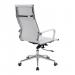 Nautilus Designs Aura Contemporary High Back Bonded Leather Executive Office Chair With Fixed Arms White - BCL/9003/WH 40928NA