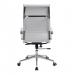 Nautilus Designs Aura Contemporary High Back Bonded Leather Executive Office Chair With Fixed Arms White - BCL/9003/WH 40928NA