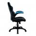 Nautilus Designs Predator Ergonomic Gaming Style Office Chair with Folding Arms and Integral Headrest Blue - BCPH600BKBL 40977NA