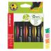 STABILO GREEN BOSS Highlighter Pen Chisel tip 2-5mm Line Assorted Colours (Pack 4) 60704 41038ST