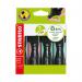 STABILO GREEN BOSS Pastel Highlighter Pen Chisel tip 2-5mm Line Assorted Colours (Pack 4) 60704-2 41045ST