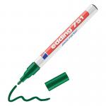 edding 751 Paint Marker Bullet Tip 1-2mm Line Green (Pack 10) - 4-751004 41084ED