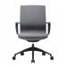 Nautilus Designs Aeros Medium Back Executive Task Office Chair With Weight Activated Auto Balance Mechanism and Fixed Arms Grey - BCF/U370/GY 41124NA