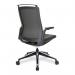 Nautilus Designs Libra High Back Fabric Executive Office Chair With Slimline Seat K500BK-GY 41138NA