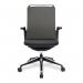 Nautilus Designs Libra High Back Fabric Executive Office Chair With Slimline Seat K500BK-GY 41138NA