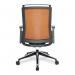 Nautilus Designs Libra High Back Fabric Executive Office Chair With Slimline Seat Orange - BCFK500BK-OG 41145NA