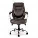 Nautilus Designs Sandown High Back Luxurious Leather Faced Synchronous Executive Chair With Integrated Headrest LBK 41180NA