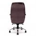 Nautilus Designs Sandown High Back Luxurious Leather Faced Synchronous Executive Chair With Integrated Headrest LBW 41187NA