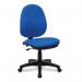 Nautilus Designs Java 100 Medium Back Single Lever Fabric Operator Office Chair Without Arms Blue - BCFI300BL 41208NA