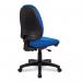 Nautilus Designs Java 100 Medium Back Single Lever Fabric Operator Office Chair Without Arms Blue - BCFI300BL 41208NA