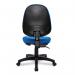 Nautilus Designs Java 100 Medium Back Single Lever Fabric Operator Office Chair Without Arms Blue - BCFI300BL 41208NA