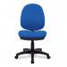 Nautilus Designs Java 100 Medium Back Single Lever Fabric Operator Office Chair Without Arms Blue - BCFI300BL 41208NA