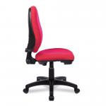 Nautilus Designs Java 100 Medium Back Single Lever Fabric Operator Office Chair Without Arms Red - BCF/I300/RD 41215NA