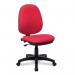 Nautilus Designs Java 100 Medium Back Single Lever Fabric Operator Office Chair Without Arms Red - BCFI300RD 41215NA