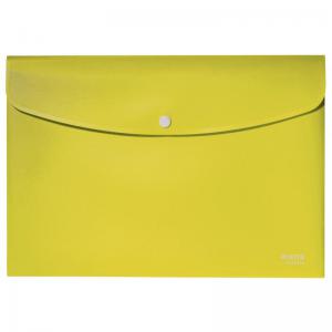 Leitz Recycle Polypropylene Document Wallet With Push Button Closure