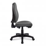 Nautilus Designs Java 100 Medium Back Single Lever Fabric Operator Office Chair Without Arms Grey - BCF/I300/GY 41229NA