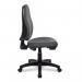 Nautilus Designs Java 100 Medium Back Single Lever Fabric Operator Office Chair Without Arms Grey - BCFI300GY 41229NA