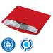 Leitz Recycle Polypropylene Document Wallet With Push Button Closure Red 46780025 41234AC