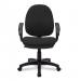 Nautilus Designs Java 100 Medium Back Single Lever Fabric Operator Office Chair With Fixed Arms Black - BCF/I300/BK/A 41236NA