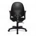 Nautilus Designs Java 100 Medium Back Single Lever Fabric Operator Office Chair With Fixed Arms Black - BCFI300BKA 41236NA