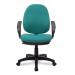 Nautilus Designs Java 100 Medium Back Single Lever Fabric Operator Office Chair With Fixed Arms Green - BCF/I300/GN/A 41257NA