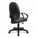 Nautilus Designs Java 100 Medium Back Single Lever Fabric Operator Office Chair With Fixed Arms Grey - BCFI300GYA 41264NA