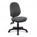 Nautilus Designs Java 200 Medium Back Twin Lever Fabric Operator Office Chair Without Arms Grey - BCFP505GY 41306NA