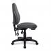 Nautilus Designs Java 200 Medium Back Twin Lever Fabric Operator Office Chair Without Arms Grey - BCFP505GY 41306NA