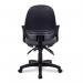 Nautilus Designs Java 300 Medium Back Synchronous Triple Lever Fabric Operator Office Chair With Fixed Arms Grey - BCFP606GYA 41383NA