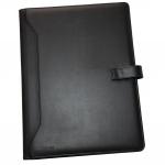 Monolith A4 Conference Folder and Pad Leather Look Black 2900 41399MN