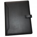 Monolith A4 Conference Folder and Pad Leather Look Black 2900 41399MN