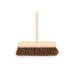 ValueX Broom Head Stiff Bassine 12 inches Wide Fitted With 4 Foot Wooden Handle 0906214 41402CP