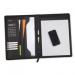 Monolith A4 Conference Folder with Calculator Leather Look Black 2914 41406MN