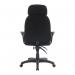 Nautilus Designs Avon High Back 24 Hour Triple Lever Fabric Operator Office Chair With Height Adjustable Arms Black - BCFR373BK 41425NA