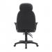 Nautilus Designs Avon High Back 24 Hour Triple Lever Bonded Leather Operator Office Chair With Height Adjustable Arms Black - BCL/R373/BK 41432NA