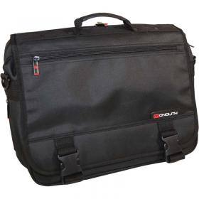 Monolith Expanding Flapover Briefcase Black 3192 41448MN