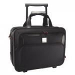 Monolith Deluxe Nylon Wheeled Laptop Case for Laptops up to 15 inch Black 2372 41462MN