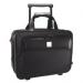 Monolith Deluxe Nylon Wheeled Laptop Case for Laptops up to 15 inch Black 2372 41462MN