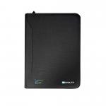 Monolith Blueline Zipped with Ringbinder Meeting and Conference Folder A4 Black 3352 41588MN