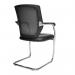 Nautilus Designs Nexus Designer Medium Back Two Tone Mesh Visitor Chair Sculptured LumbarSpine Support K512VBKV 41607NA