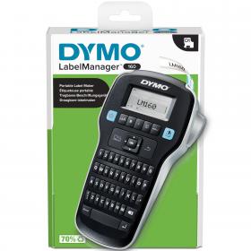 Dymo LabelManager 160 Label Maker Handheld Label Printer with Black and White D1 Label Tape 12mm 2174612 41773NR