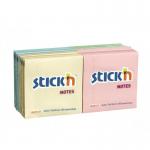 ValueX Stickn Notes 76x76mm 100 Sheets Pastel Colours (Pack 12) 21328 41857HP