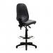 Nautilus Designs Java 200 Medium Back Twin Lever Vinyl Draughtsman Operator Chair Without Arms Black - BCF/P505/BKVFCK 41873NA