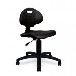 Nautilus Designs Derwent Polyurethane Operator Chair With Spring Loaded Backrest Mechanism Black - DPAPOLYOPS 41880NA