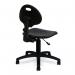 Nautilus Designs Derwent Polyurethane Operator Chair With Spring Loaded Backrest Mechanism Black - DPAPOLYOPS 41880NA